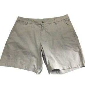Lululemon Shorts Men 38 Gray Relaxed Oxford 9" Inseam Quick Dry Chino RN106259